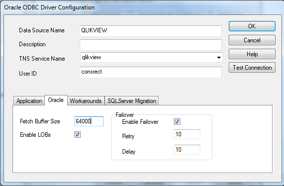 Oracle Odbc Driver Configuration Fetch Buffer Size